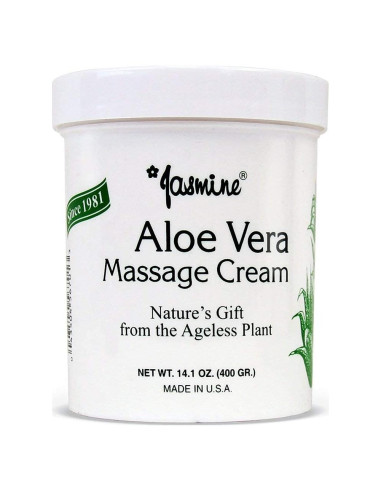 Crema de Masaje Aloe Vera Jasmine 400g - Hidratante Anti-Envejecimiento