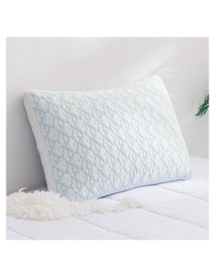 Almohada Queen Ankwos Viscosa de Bambú Ajustable Hipoalergénica
