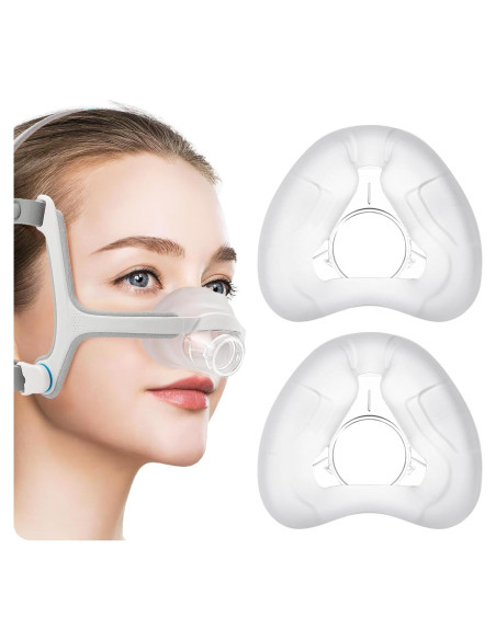 Cojín Reemplazo AirFit N20 Mediano - 2 Paquetes Silicona Cojín Reemplazo AirFit N20 Mediano - 2 Paquetes Silicona