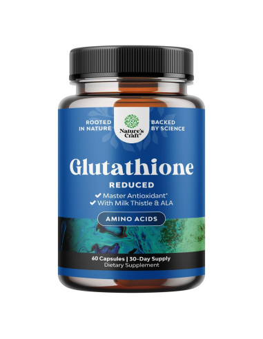 Suplemento de Glutatión 1000mg Natural Vore - 60 Cápsulas