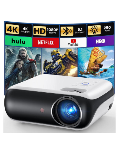 Proyector HAPPRUN H1 Full HD 1080P Bluetooth Portátil