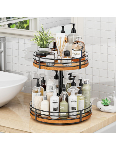 Organizador Giratorio OVICAR Lazy Susan 2 Niveles 30,48 cm