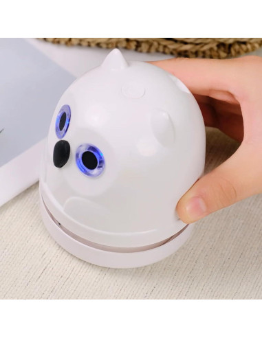 Mini Aspiradora de Escritorio Hallocool Búho Inalámbrica USB
