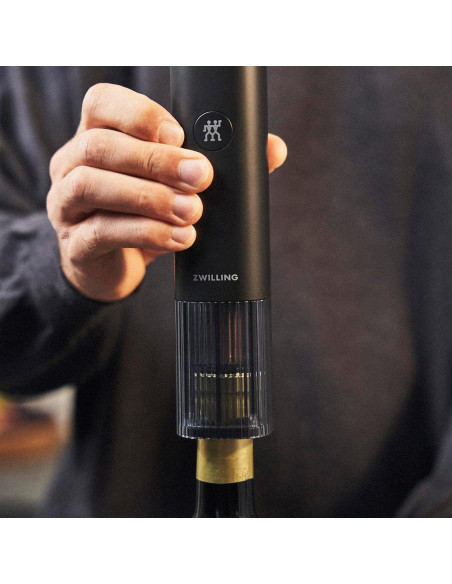 Abridor de Botellas de Vino Eléctrico ZWILLING 326g Negro Abridor de Botellas de Vino Eléctrico ZWILLING 326g Negro