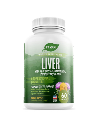 Suplemento Hepático YEVANI Detox 100% Natural 77g