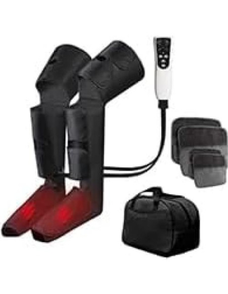 Masajeador de Compresión de Aire LINGTENG para Piernas con Calor Masajeador de Compresión de Aire LINGTENG para Piernas con Calor