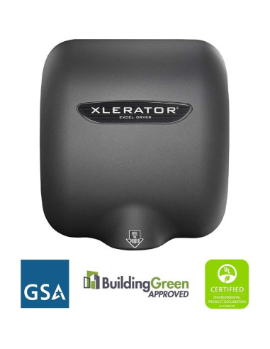 Secador de Manos Excel Dryer XL-GR 1.1N Grafito 8-10 Segundos