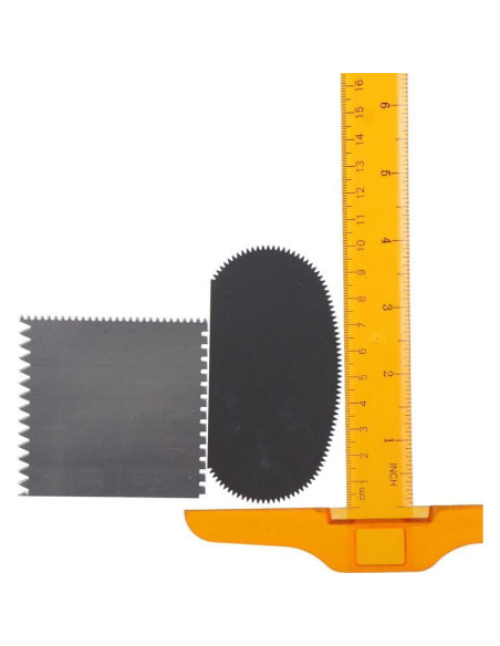 Conjunto 4 Raspadores de Arcilla Acero Inoxidable Uniquer Conjunto 4 Raspadores de Arcilla Acero Inoxidable Uniquer