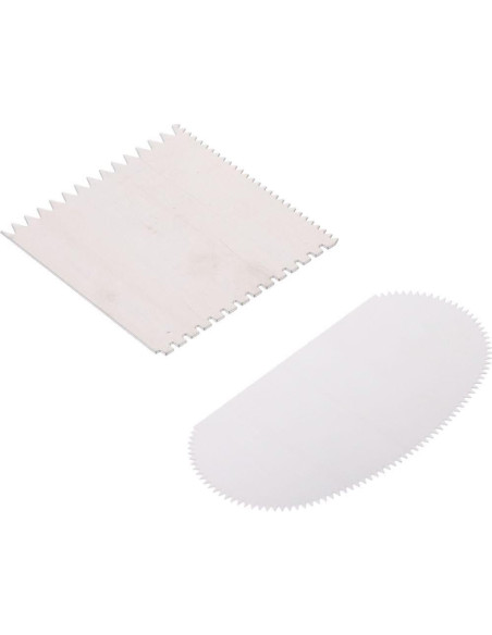 Conjunto 4 Raspadores de Arcilla Acero Inoxidable Uniquer Conjunto 4 Raspadores de Arcilla Acero Inoxidable Uniquer