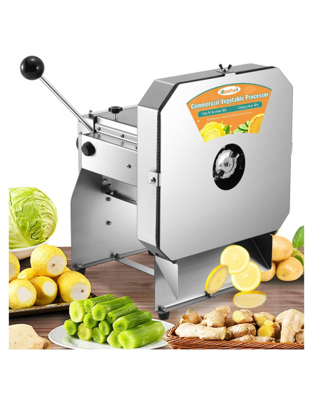 Rebanadora Eléctrica Newhai de Verduras y Frutas 10mm Acero Inoxidable Rebanadora Eléctrica Newhai de Verduras y Frutas 10mm Acero Inoxidable