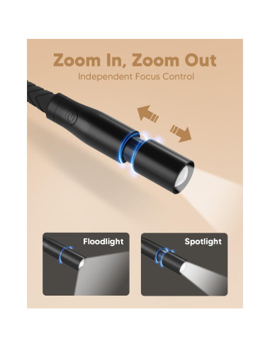 Luz de Cuello Recargable EastPin 2200mAh LED 85h