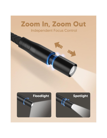 Luz de Cuello Recargable EastPin 2200mAh LED 85h Luz de Cuello Recargable EastPin 2200mAh LED 85h