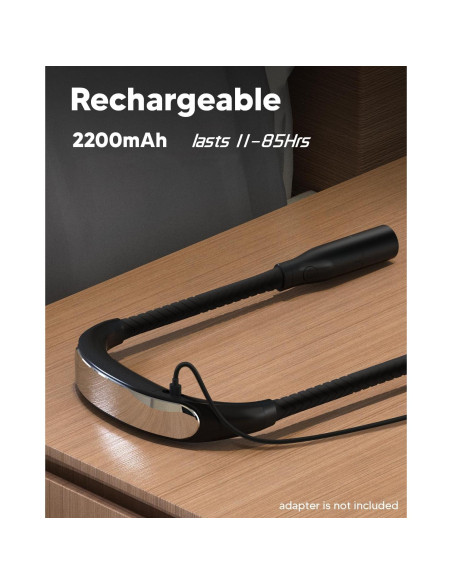 Luz de Cuello Recargable EastPin 2200mAh LED 85h Luz de Cuello Recargable EastPin 2200mAh LED 85h