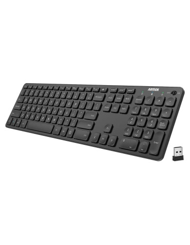 Teclado Inalámbrico Arteck 2.4G Ultra Delgado con Numérico