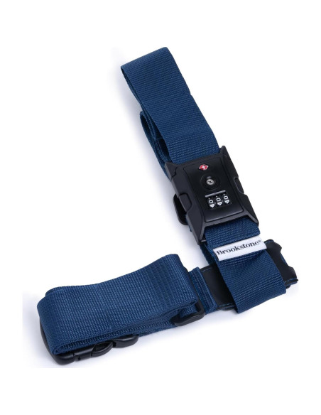 Correa de Equipaje Brookstone 2-en-1 con Candado TSA Azul Correa de Equipaje Brookstone 2-en-1 con Candado TSA Azul