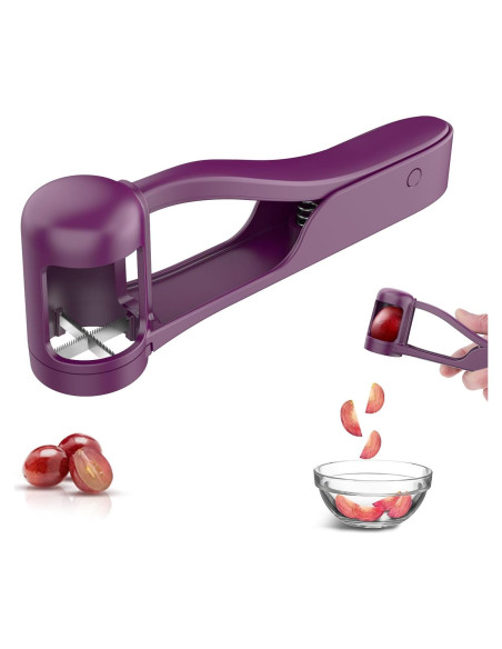 Cortador de Uvas PathVenture Acero Inoxidable 4 Piezas Cortador de Uvas PathVenture Acero Inoxidable 4 Piezas