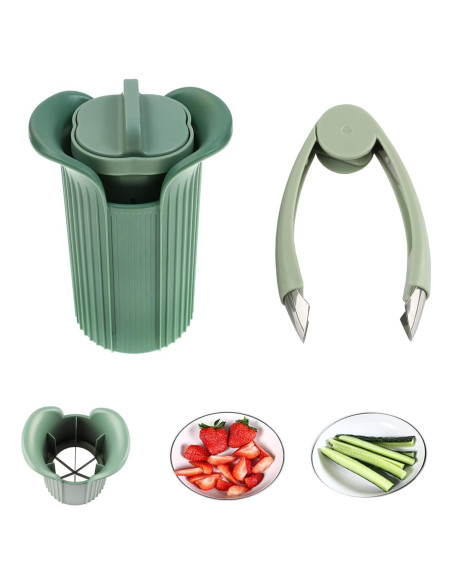 Cortador de Frutas y Verduras CukAid - Juego 6 Piezas Cortador de Frutas y Verduras CukAid - Juego 6 Piezas