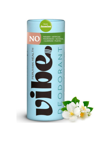 Desodorante Natural Vibe Jazmín 100g - Sin Aluminio y Parabenos