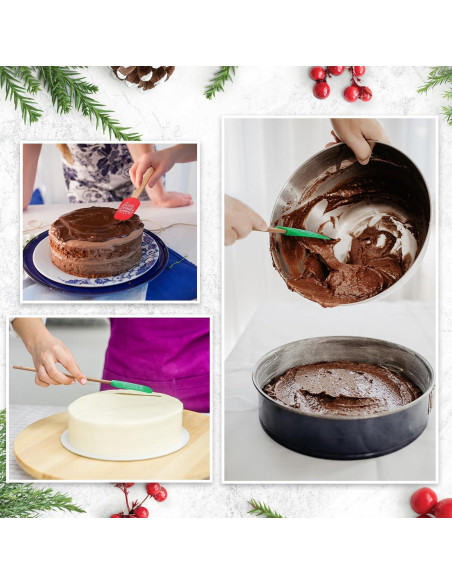 Espátulas de Silicona de Navidad Patelai - 6 Piezas Espátulas de Silicona de Navidad Patelai - 6 Piezas