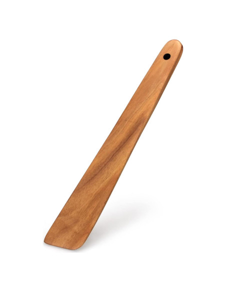 Espátula de Madera de Teca Ayiaren 30 cm Utensilio de Cocina Espátula de Madera de Teca Ayiaren 30 cm Utensilio de Cocina