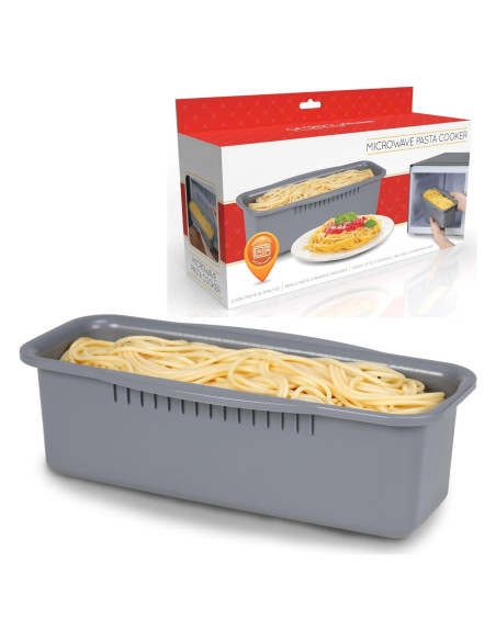 Cocinero de Pasta de Microondas Ideas de Vida Perfecta 4 Porciones Cocinero de Pasta de Microondas Ideas de Vida Perfecta 4 Porciones