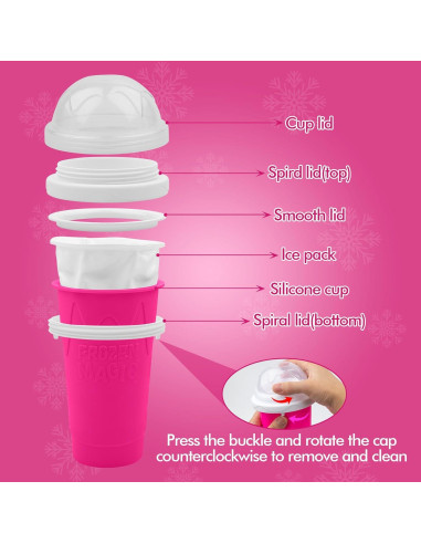 Taza Hacedora de Slushie Firjuty MakerCup Azul 0.46 kg