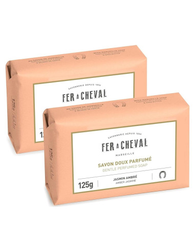 Jabón Natural de Marsella Fer  Cheval 125g Ámbar y Jazmín