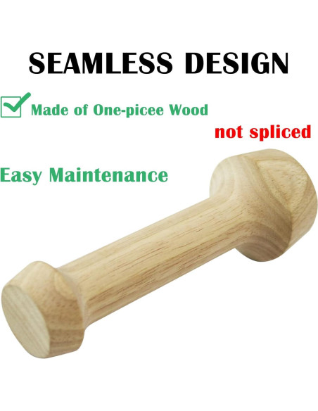 Juego de Prensadores de Tartas Anfu - Herramientas de Madera Juego de Prensadores de Tartas Anfu - Herramientas de Madera