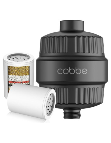 Filtro de Ducha Cobbe KGLQB0203 con Cartuchos Reemplazables