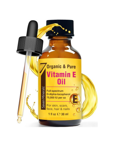 Aceite de Vitamina E Ultra Pura Seven Minerals 30 ml - 75,000 IU