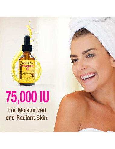 Aceite de Vitamina E Ultra Pura Seven Minerals 30 ml - 75,000 IU