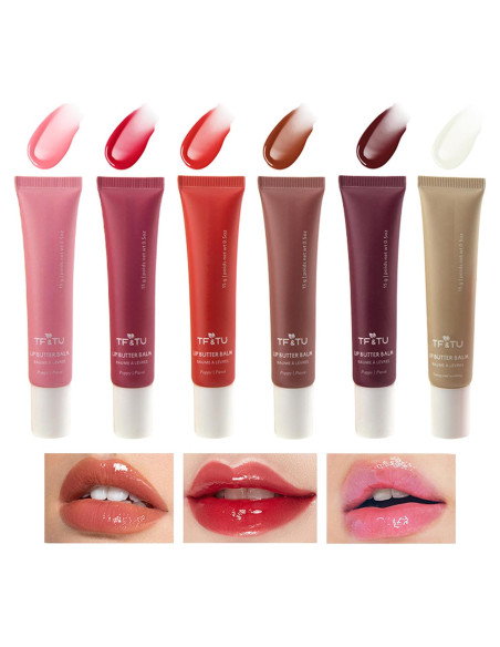 Set de Brillo de Labios Hidratante Bekoeen 6 Colores Set de Brillo de Labios Hidratante Bekoeen 6 Colores