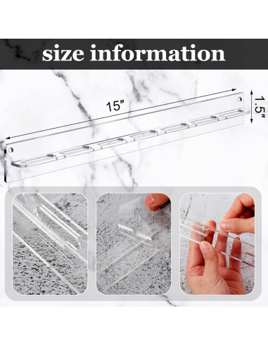 Organizador de Gafas de Sol Chunful Acrílico 5 Paquetes Transparente