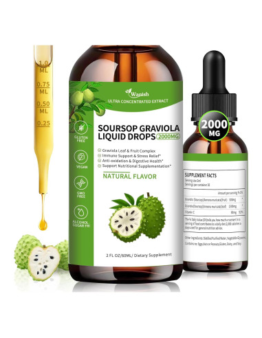 Extracto Líquido de Graviola Wanish 59.15 ml - Salud Inmunológica