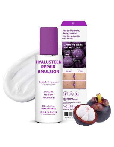 Emulsión Reparadora Hidratante Facial Farmskin Hyalusteen 120ml