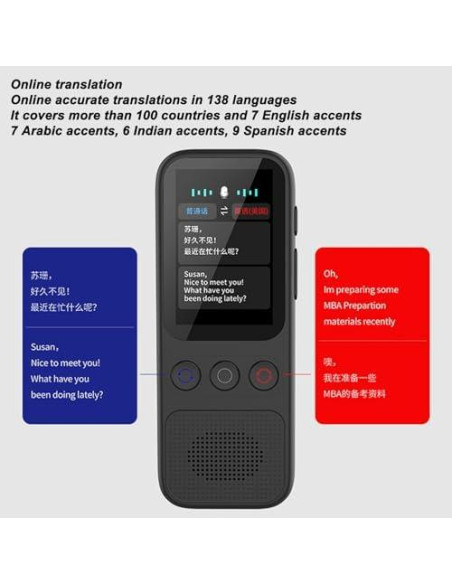 Traductor de Idiomas Yunseity S80 138 Idiomas Pantalla Táctil Traductor de Idiomas Yunseity S80 138 Idiomas Pantalla Táctil