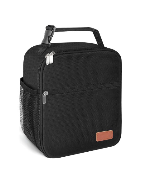 Caja de Almuerzo HABOPET Negra 22.1x11.4x25.9 cm Caja de Almuerzo HABOPET Negra 22.1x11.4x25.9 cm