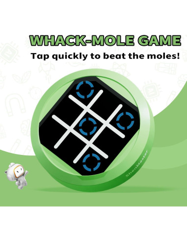 Juego Electrónico 4 en 1 ShenMaster Tic Tac Toe Verde