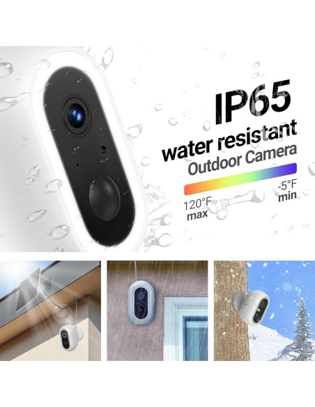 Cámara de Seguridad Inalámbrica Solar 2K LaView IP65 Cámara de Seguridad Inalámbrica Solar 2K LaView IP65