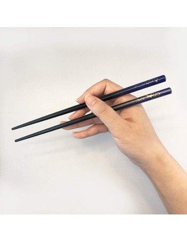 Palillos de Bambú JapanBargain con Estuche Reutilizable 23cm