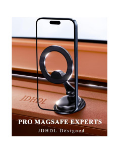 Soporte magnético para coche JDHDL MagSafe 360 Negro 2