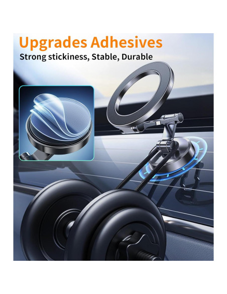 Soporte Magnético para Coche Kaistyle KSM-MPH-01 360 Ajustable Soporte Magnético para Coche Kaistyle KSM-MPH-01 360 Ajustable
