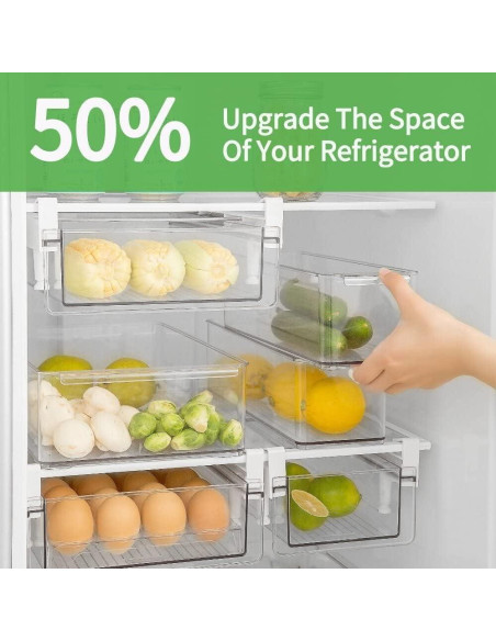 Organizador de Cajones de Refrigerador Vacane XL 49,5 cm Organizador de Cajones de Refrigerador Vacane XL 49,5 cm