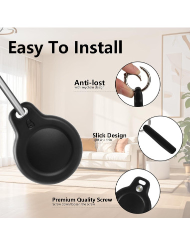 Soporte para AirTag LETREEN 2 Piezas Estuche Impermeable