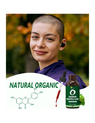 Extracto Líquido de Hoja de Graviola Orgánica KingHealth 29.57 ml