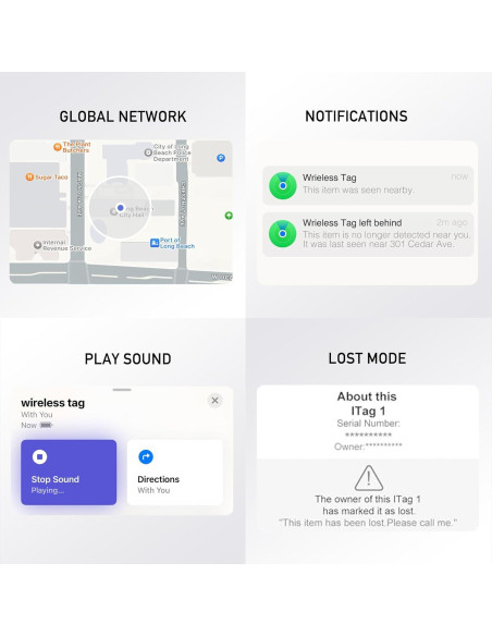 Air Tag 2 Pack RISEBEST - Rastreador Bluetooth Inteligente Air Tag 2 Pack RISEBEST - Rastreador Bluetooth Inteligente