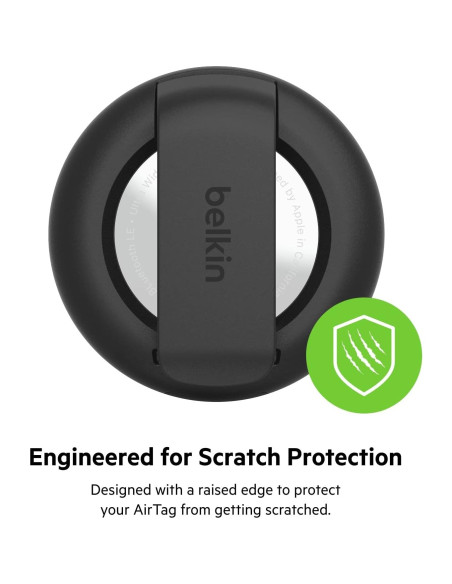 Funda Segura Belkin para Apple AirTag con Clip Negro Funda Segura Belkin para Apple AirTag con Clip Negro