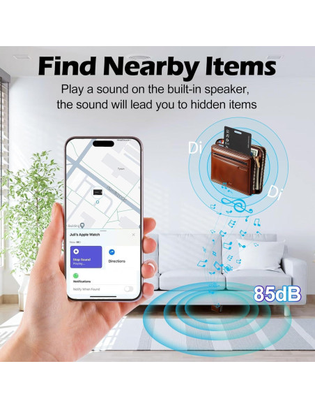 Localizador de Cartera Geevon Recargable IP68 Bluetooth Localizador de Cartera Geevon Recargable IP68 Bluetooth
