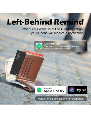 Localizador de Cartera Geevon Recargable IP68 Bluetooth