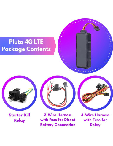 Rastreador GPS PlanetGPS con cable y apagado remoto